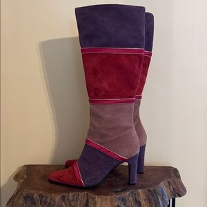 Bellini Colorblock Heeled Boots 8.5W